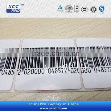 Barcode qr code RFID sticker tag printing