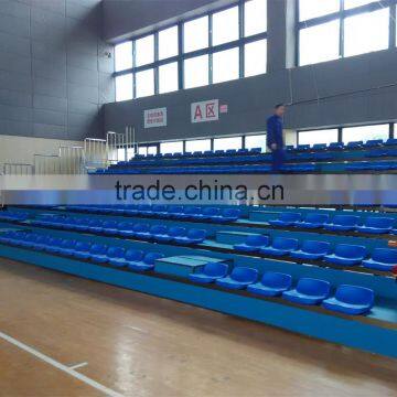 Indoor Mobile Retractable Seating System,retractable Bleacher ,telescopic Grandstand for Sports Center photo-4