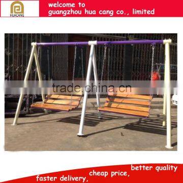 Wholesale Love-seat Wooden Swing for lover