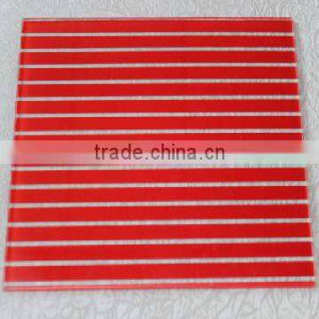 Pantone Colour & RAL COLOUR Silkscreen Printing Glass With EN12150 Certificate photo-2