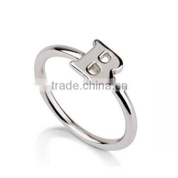 Personalized 925 Sterling Silver Jewelry Initial Rings