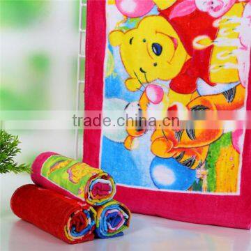 promotion low price high quality cotton printed towel