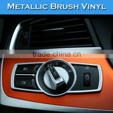 CARLIKE Metallic Brushed Rose Chrome Car Whole Body Wrap Vinyl Sticker photo-6