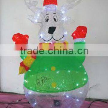 180CM Inflatable Transparent Funny Animal Shape Decoration With Light