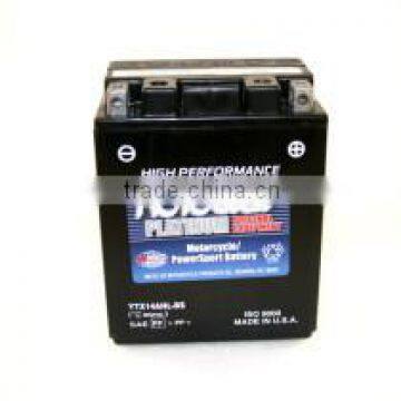 YTX14AHL-BS Motocross 12v 210 CCA Sealed AGM Motorcycle Battery