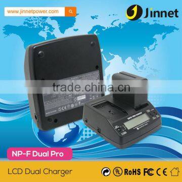 Digital LCD Quick Charger Dual for Sony NP-F550 NP-F570 NP-F770 NP-F970 Batteries