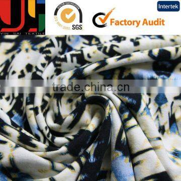 New Woven Poy DTY FABRIC With Spandex Flowers Design