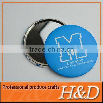 souvenir tin cheap pocket mirror promotional