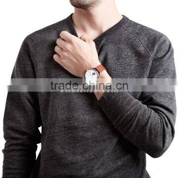 Fashion Style Charm Unisex Watch Changeable Genuine Leather Strap Watch Japan Movement Quartz Sub Dial Watch Small Seconds Watch photo-4