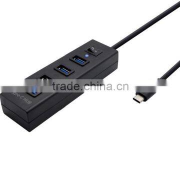 Forida 2015 USB3.0 HUB With Type C Cable photo-2