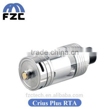 Wholesale authentic 25mm rta tank with 5.4ml capacity crius plus tank