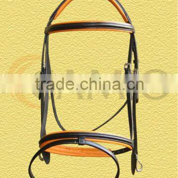 Leather Bridle with combind nose band