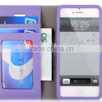 Stand Credit Card Wallet PU Leather Case For iPhone 6/6 Plus