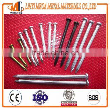 china nails factory wholesale concrete nail sizes top quality angular spiral stainless steel concrete nails