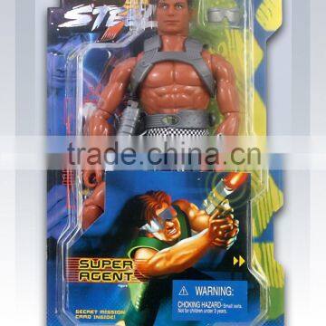 2015 newest Intelligent DIY Plastic Robot /hero/soldier pvc figure set