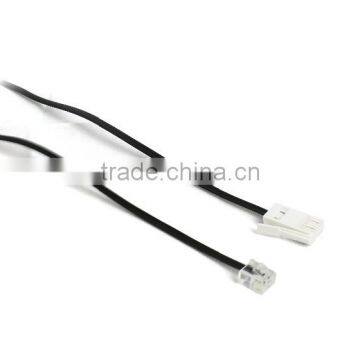 (WK-E005) RJ11 male BT broadband cable/BT telephone extension cable with UK Plug to US RJ11 plug