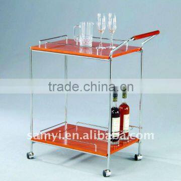 Wooden Serving Trolley Cart