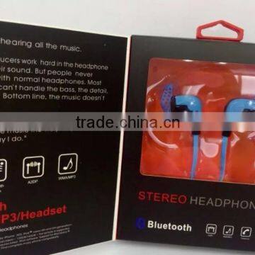 Promotion High Quality Sports Beautiful Bluetooth Stereo Earphone for Girls HY-B326 photo-5