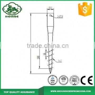 High Capability Ground Anchor Screw For Fence