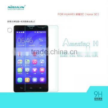 Factory Price Anti Shock screen protective film 9H tempered glass screen protector for HUAWEI Honor 3c