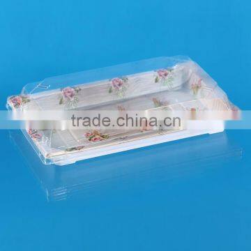 blister PS plastic packaging sushi tray with lid