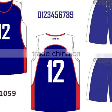 custom cut and sewn basketball team uniform basketball vest