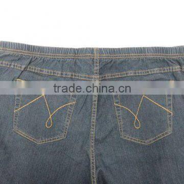Women Plus Size Stretched Boot Leg Jeans photo-5
