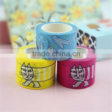 xg-10010 DIY decoration Flamingo washy customized tape Sri lanka washy Japanese tape