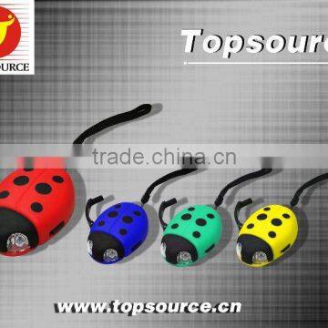 ladybug shape LED Dynamo Flashlight