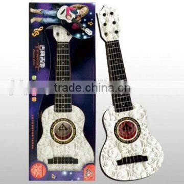Hot selling fashion 6 strings plastic play guitar musical instrument toy,plastic play guitar toy,musical toy