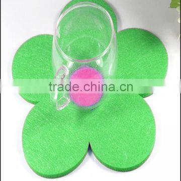 Felt Coasters, Five Petals