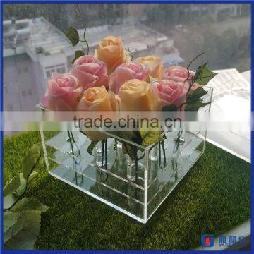 Acrylic square jewely box displays as gift