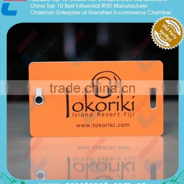 Hard PVC Luggage Tag for Bag Accessories