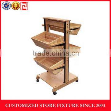 Nice wood stand for bakery