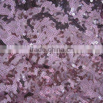 pink paillette mesh embroidery sequin embroidered fabric