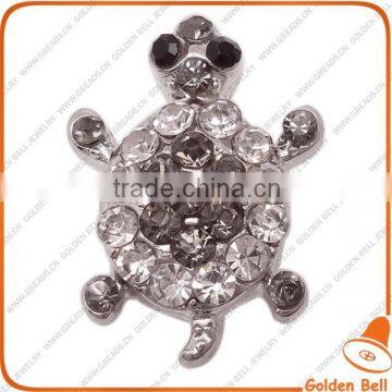 CJ1262 zinc alloy button, tortoise rhinestone button