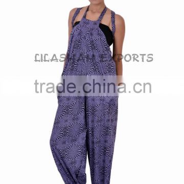 VP2810 Cotton Printed jumpsuits Dresses jump suit long cotton jumpsuit for women