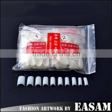 500pcs white/natural/transparent nail tips