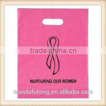 wholesale dcb-22 LDPE professional custom printing die cut plastic bag