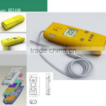 natural gas detector design and manufacture for plastic case and pcb of natural gas