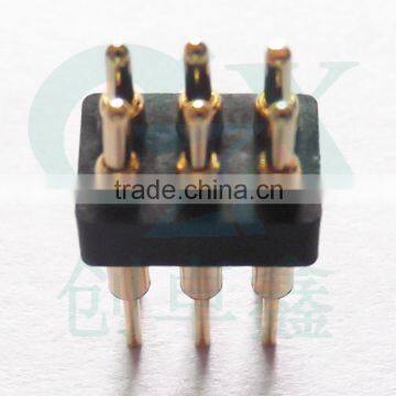 Male Gender Two Row 6pin Connector Pogo Pin Connector for PCB Application photo-5