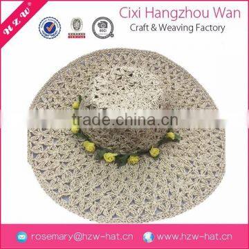 China wholesale market woven paper hat