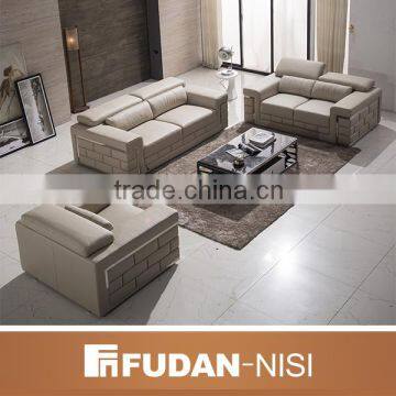 Modern lounge suite genuine leather sofa set designs in Pakistan