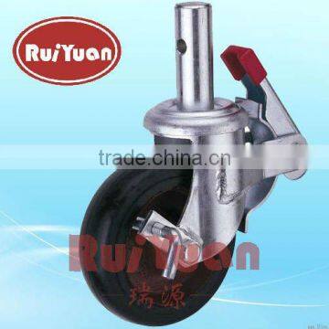 Scaffolding Castor With Rubber on Iron Wheel for Heavy Duty Scaffolding