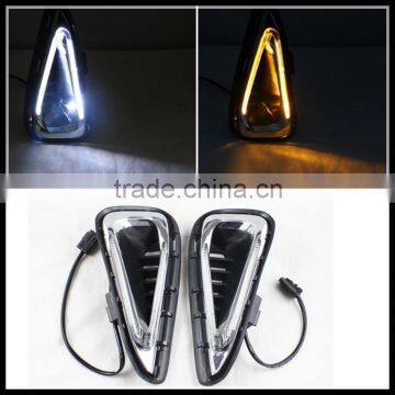 LED daytime running light DRL with side turn light C.ree LED DRL fog light kit for Toyota Camry DRL