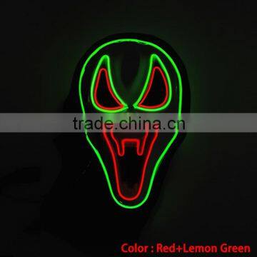New Design EL Flashing Party Mask Made in China Hallowen Flashing Mask Factory
