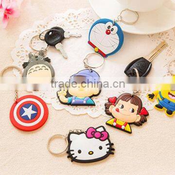 PVC cartoon key chain/creative cartonn key chain