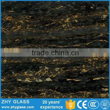 Factory Price Polished Tiles Matterhorn Black And Gold Marble