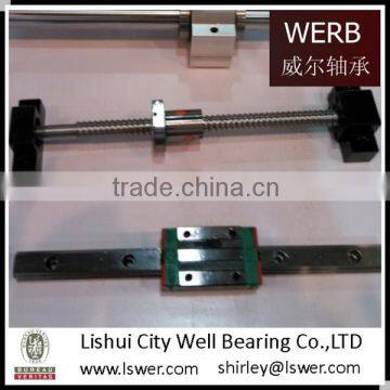 CNC machine part ball screws and linear guide