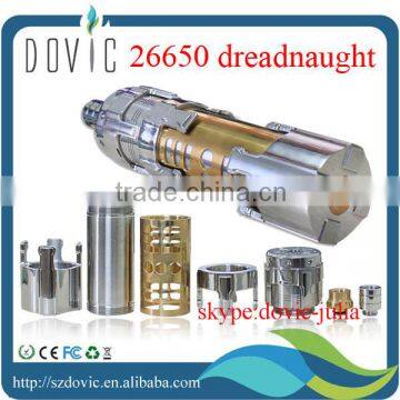 newest hot sale quality 26650 dreadnaut mech mod hybrid